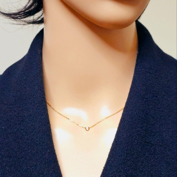 CARTIER D'AMOUR NECKLACE Diamond 18K Rose Gold - Picture 3 of 14